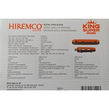 Hiremco Çanaklı Çanaksız King Super Free Ip Tv Hd Uydu Alıcısı Wi-Fi Anten ile Birlikte.