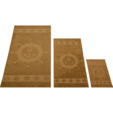 Textile Colors Gemi Dümeni Desenli %100 Pamuk Banyo Havlu Seti 6 Adet