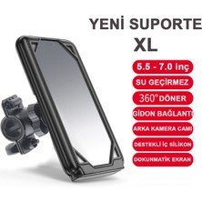 Tristar Suporte Telefon Tutucu Kapalı Model 7 Inch ( Xl Büyük Boy ) Gidon Bağlantılı