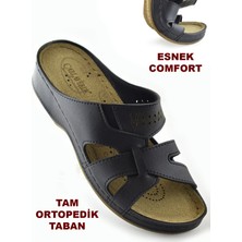 Ispartalılar 3003 CV TAM Ortopedik Taban Günlük Kadın Terlik Sandalet Hafif Dolgu
