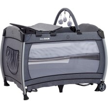 Babydoor 2050 Sleepy Oyun Parkı 70 x 110 cm Bebek Beşik Siyah