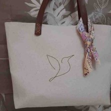 Cloth Crafter Sevin Nakış Işlemeli Keten Kol Cantasi
