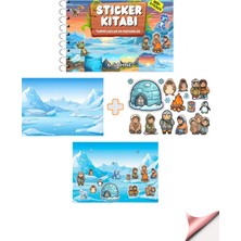 Sticker Kitabı Çağlar ve Hayvanlar - Taşıtlar ile Yolculuk 2'li Set