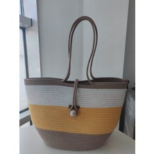 Boheme Bag Çanta Hasır Günlük Kullanıma Uygun ve Plaj Çantası