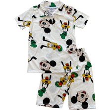 Has Kids Mickeyli Erkek Çocuk Kısa Kollu Şortlu Takım