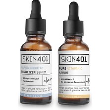 Skin401 Cilt Aydınlatmayı Destekleyen Serum Seti