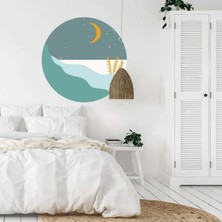 Kt Grup Boho Yuvarlak Manzaralar Duvar Sticker