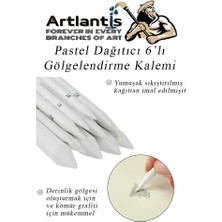 Artlantis Pastel Dağıtıcı Gölgelendirme Kalemi 6 Adet