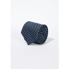 ALTINYILDIZ CLASSICS Erkek Lacivert-Mavi Desenli Kravat