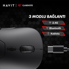 Havit Gamenote MS963WB Rgb Wireless Kablosuz Modüler Profesyonel Gaming Mouse