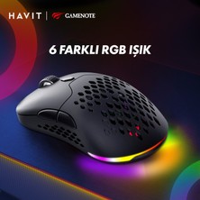 Havit Gamenote MS963WB Rgb Wireless Kablosuz Modüler Profesyonel Gaming Mouse