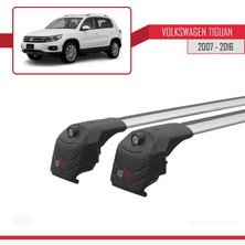 Volkswagen Tiguan 2007-2016 Arası ile Uyumlu Ace-2 Ara Atkı Tavan Barı Gri
