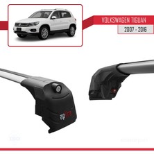 Volkswagen Tiguan 2007-2016 Arası ile Uyumlu Ace-2 Ara Atkı Tavan Barı Gri