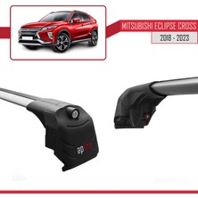 AccessoryPart Mitsubishi Eclipse Cross (Gk) 2018 ve Sonrası ile Uyumlu Ace-2 Ara Atkı Tavan Barı Gri