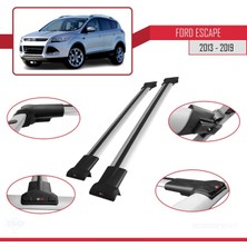 Ford Escape 2013-2019 Arası ile Uyumlu Fly Model Ara Atkı Tavan Barı Gri