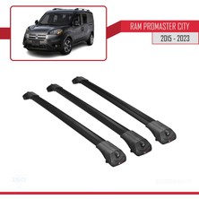 Ram Promaster City 2015 ve Sonrası ile Uyumlu Ace-1 Ara Atkı Tavan Barı Siyah 3 Adet Bar