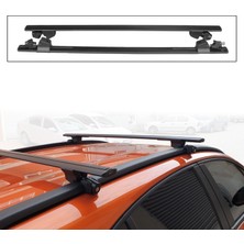 AccessoryPart Bmw X3 (F25) 2011-2017 Arası ile Uyumlu Hook Model Anahtar Kilitli Ara Atkı Tavan Barı Siyah