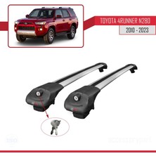 AccessoryPart Toyota 4runner (N280) 2010 ve Sonrası ile Uyumlu Ace-1 Ara Atkı Tavan Barı Gri