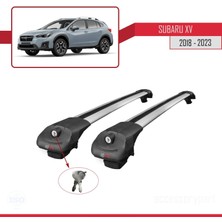 AccessoryPart Subaru Xv 2018 ve Sonrası ile Uyumlu Ace-1 Ara Atkı Tavan Barı Gri