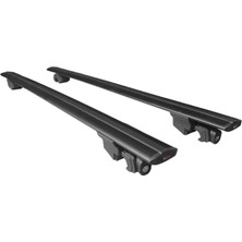 AccessoryPart Ford Focus Sw / Estate 2011-2018 Arası ile Uyumlu Hook Model Anahtar Kilitli Ara Atkı Tavan Barı Siyah