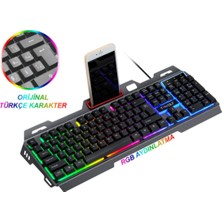 T-Wolf T16 Metal Kasa USB Q Rgb Işıklı Oyuncu Klavyesi