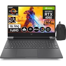 Hp Victus S0014NT Ryzen 7 7840HS 32GB Ddr5 Ram 1tb SSD 8gb RX4060 16,1 Inç 144Hz IPS Fhd WINDOWS11HOME Taşınabilir Bilgisayar 77Z4M5EAW14+ZETTAÇANTA