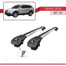 Chevrolet Captiva 2007-2011 Arası ile Uyumlu Ace-1 Ara Atkı Tavan Barı Gri