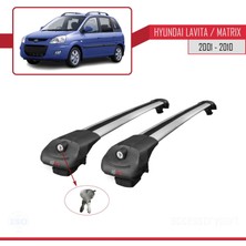 Hyundai Lavita / Matrix (Fc) 2001-2010 Arası ile Uyumlu Ace-1 Ara Atkı Tavan Barı Gri