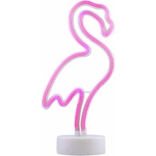 Kzlpoyraz Flamingo Neon LED Lamba