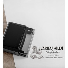 Kaşem Kitap Kurtlarına ve Kişiye Özel Kitap Mühürü Kitap Kaşesi C37