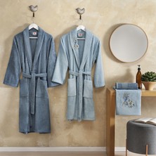 Taç Soft Bamboo 4'lü Aile Seti Spring Mavi