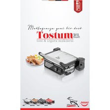 Gazella Gazzella Tostum Izgara - Tost Makinesi 2000 W Inox Tst 1000 I