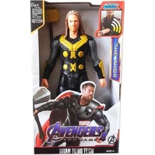 Thor Sesli Işıklı 30 cm Figür Oyuncak Karakter - Tuka