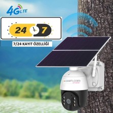 Wificam Plus 7/24 Kayıt Alabilen 4g Sim Kartlı Solar Güneş Enerjili Kamera Türkçe App
