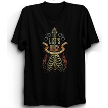 The Fame Let's Rock, Guitar, Gitar, Rock Metal Tişört