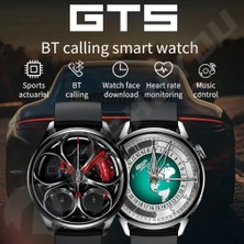 Byrtech Gt5 Max 46 mm Gps/nfc/siri Destekli Çelik Kordonlu Klasik Akıllı Saat