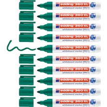 Xnews 360 Xl Beyaz Yazı Tahtası Kalemi - Yeşil - 10 Kalem - Yeniden Dollabilir