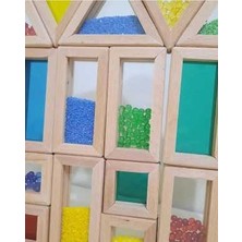 Root Wooden Toys Waldorf Ahşap Karma Rainbow Blokları