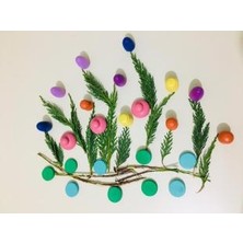 Root Wooden Toys Ahşap Oyuncak Waldorf Mandala Motif Blokları