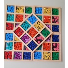 Root Wooden Toys Ahşap Oyuncak Waldorf Mandala Motif Blokları