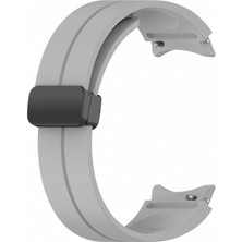 Kny Samsung Galaxy Watch 4 Classic 46 mm (20MM) Için Manyetik Kopçalı Renkli Silikon Kayış-Kordon Krd-84