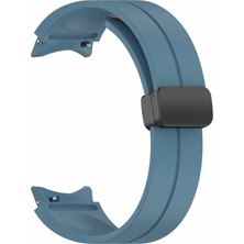 Kny Samsung Galaxy Watch 4 Classic 42 mm (20MM) Için Manyetik Kopçalı Renkli Silikon Kayış-Kordon Krd-84
