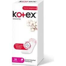 Kotex Günlük Ped Normal Tekli Paket 20 Ped x 16 Paket