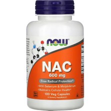 Now Foods Nac, 600 mg 100 Veg Capsules