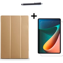 Wowacs Xiaomi Redmi Pad 10,61 Inç Uyumlu Uyku Modlu Smart Tablet Kılıfı Ekran Koruyucu ve Kalem Seti