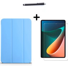 Wowacs Xiaomi Redmi Pad 10,61 Inç Uyumlu Uyku Modlu Smart Tablet Kılıfı Ekran Koruyucu ve Kalem Seti