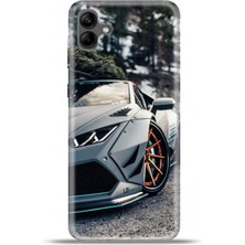 Cupcase Samsung Galaxy A04 Kılıf Esnek Silikon Kamera Koruma 4K Desenli Özel Tasarım - Lambcar