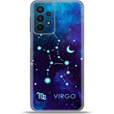 Cupcase Samsung Galaxy A23 Kılıf Esnek Silikon Kamera Koruma 4K Desenli Özel Tasarım - Başak Burcu