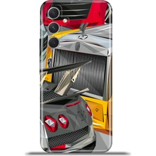 Cupcase Samsung Galaxy A54 5g Kılıf Esnek Silikon Kamera Koruma 4K Desenli Özel Tasarım - Buggtrollsr8