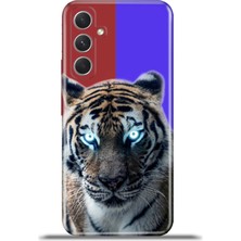 Cupcase Samsung Galaxy A54 5g Kılıf Esnek Silikon Kamera Koruma 4K Desenli Özel Tasarım - Karadeniz Kaplanı